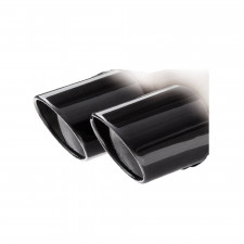 Sortie Echappement Inoxcar 2x80 Black Edition longueur 230mm