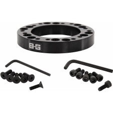 Stuurwiel spacer 6x70mm en 6x74mm dikte 12,5mm met schroef - BG-4914 - BG4914 - 5060252093040