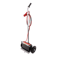 Batterijwagen met enkele bak en afwerking in grijze epoxylak - BG-R100P - BGR100P - 5060252090643
