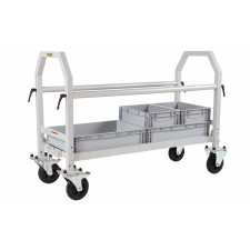 Opvouwbare trolley voor banden en paddock-accessoires, grijs, polypropyleen/rubber wielen - GT2i - BG-R108P - BGR108P - 5060252096171
