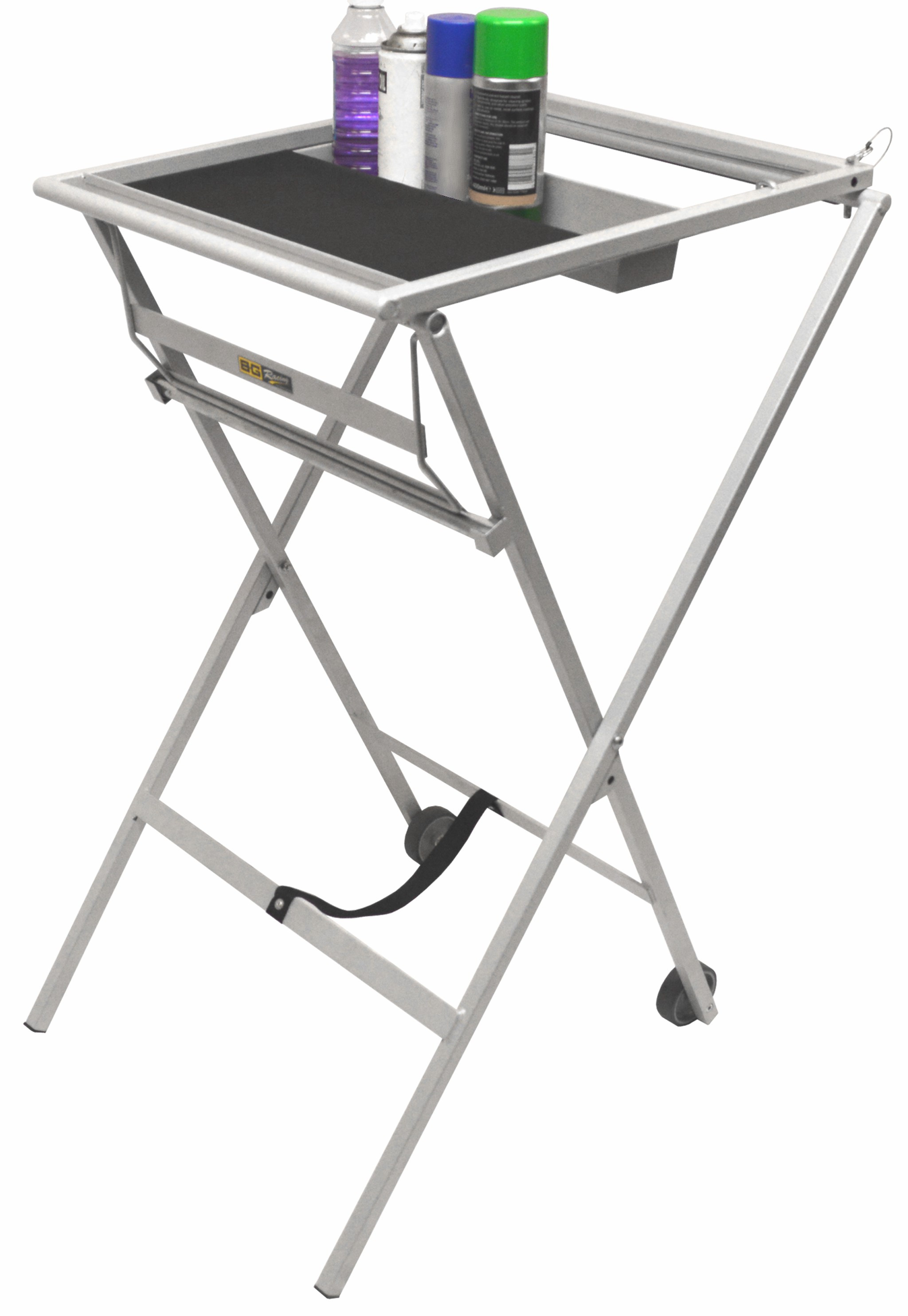 Foldable serving table, grey - BG-R109P - BGR109P - 5060252090865