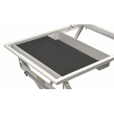 Inklapbare serveertafel, grijs