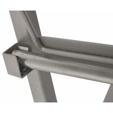 Foldable serving table, grey