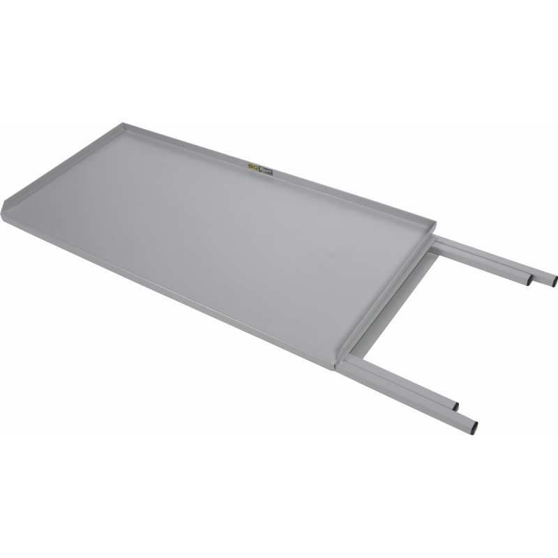 Masă pliantă din oțel, de culoare gri - BG-R175P - BGR175P - 5060252091312
