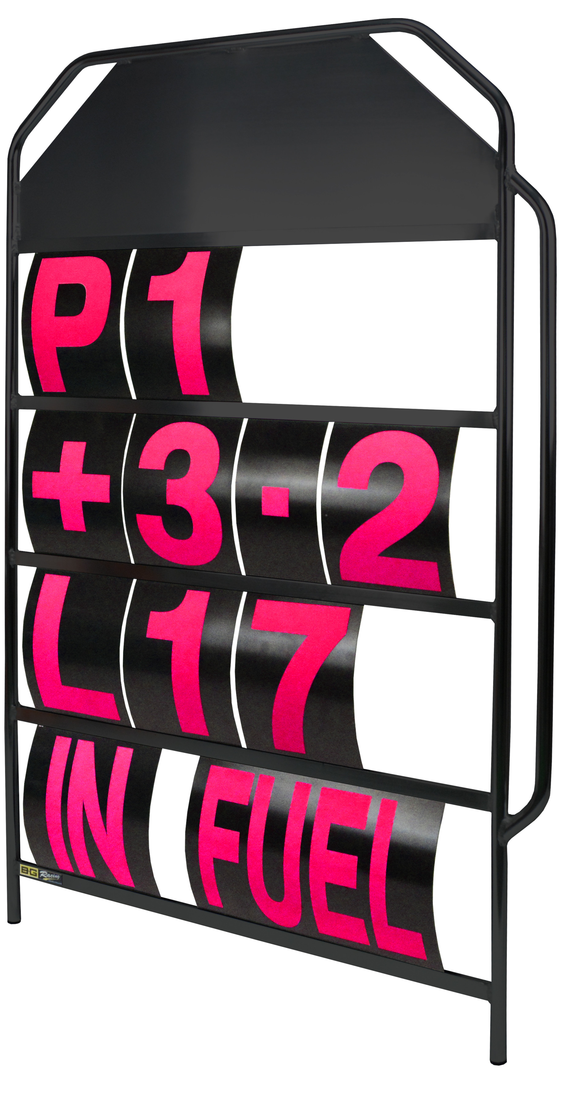 Lichtgewicht 4-lijns zwart aluminium paneelframe met ergonomische handgreep - GT2i - BG-R251BLA - BGR251BLA - 5060252091503