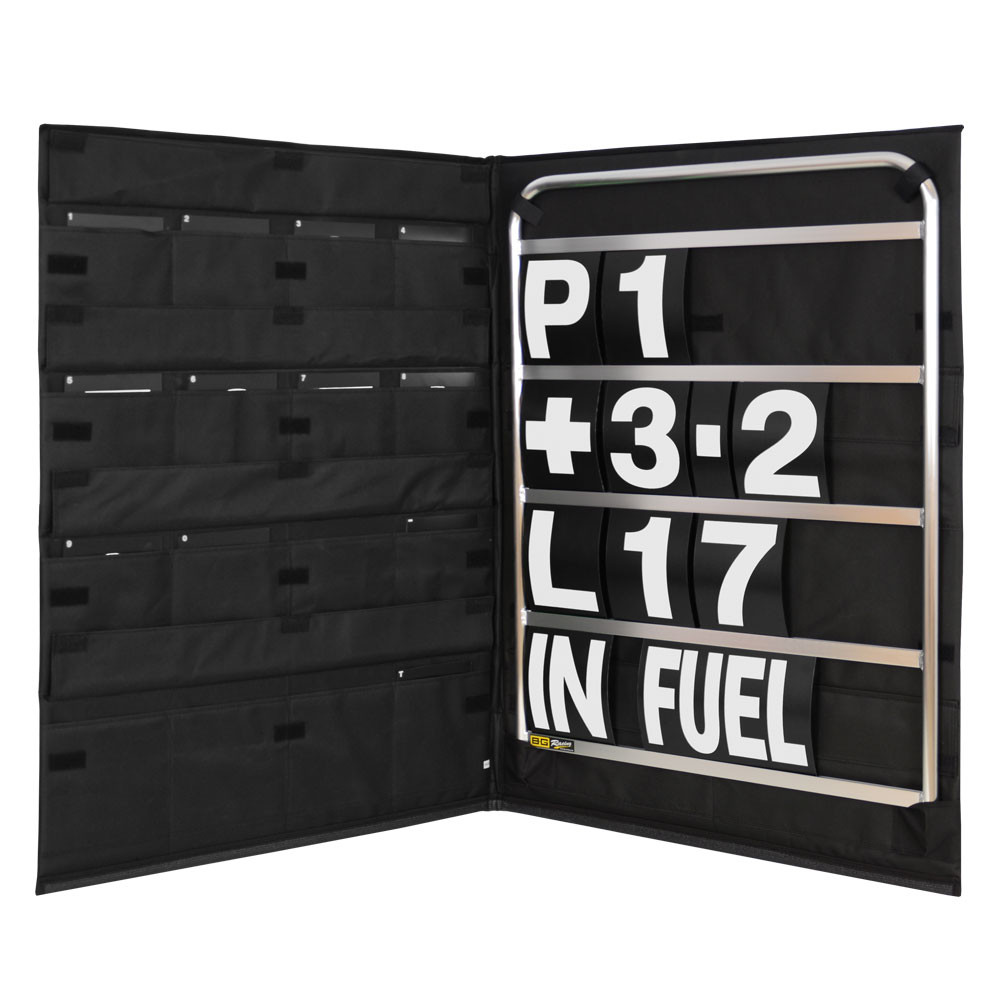 Set de signalizare din aluminiu cu cifre albe și sac de depozitare - GT2i - BG-R260 - BGR260 - 5060252091534