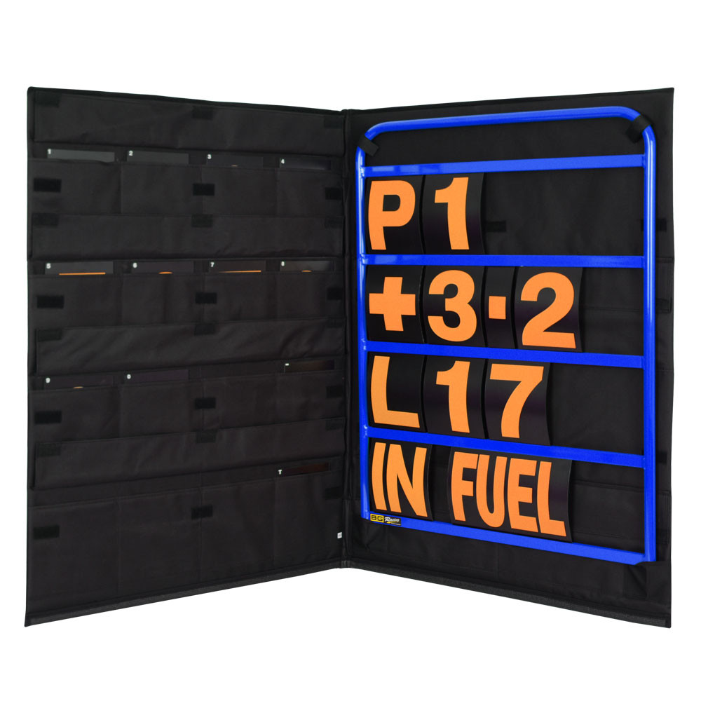 BG RACING Standard Aluminium Pit Board - GT2i - BG-R260BLU-O - BGR260BLU-O - 5060252091602