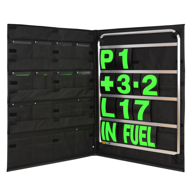 T6 aluminium bordenkit, groene nummers, nylon tas, 830x630mm - GT2i - BG-R260G - BGR260G - 5060252091640