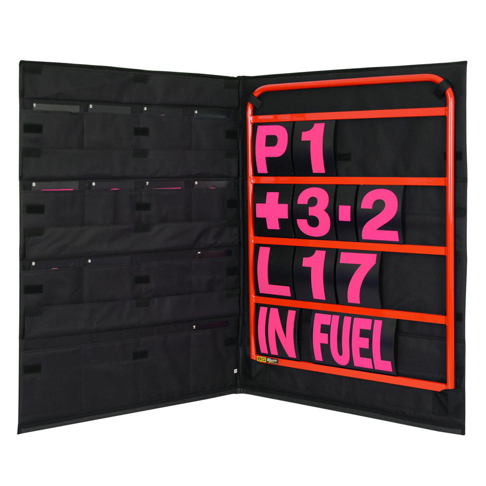 Set de signalizare din aluminiu roșu, cu cifre roz și sac de depozitare - GT2i - BG-R260RED-P - BGR260RED-P - 5060252091695