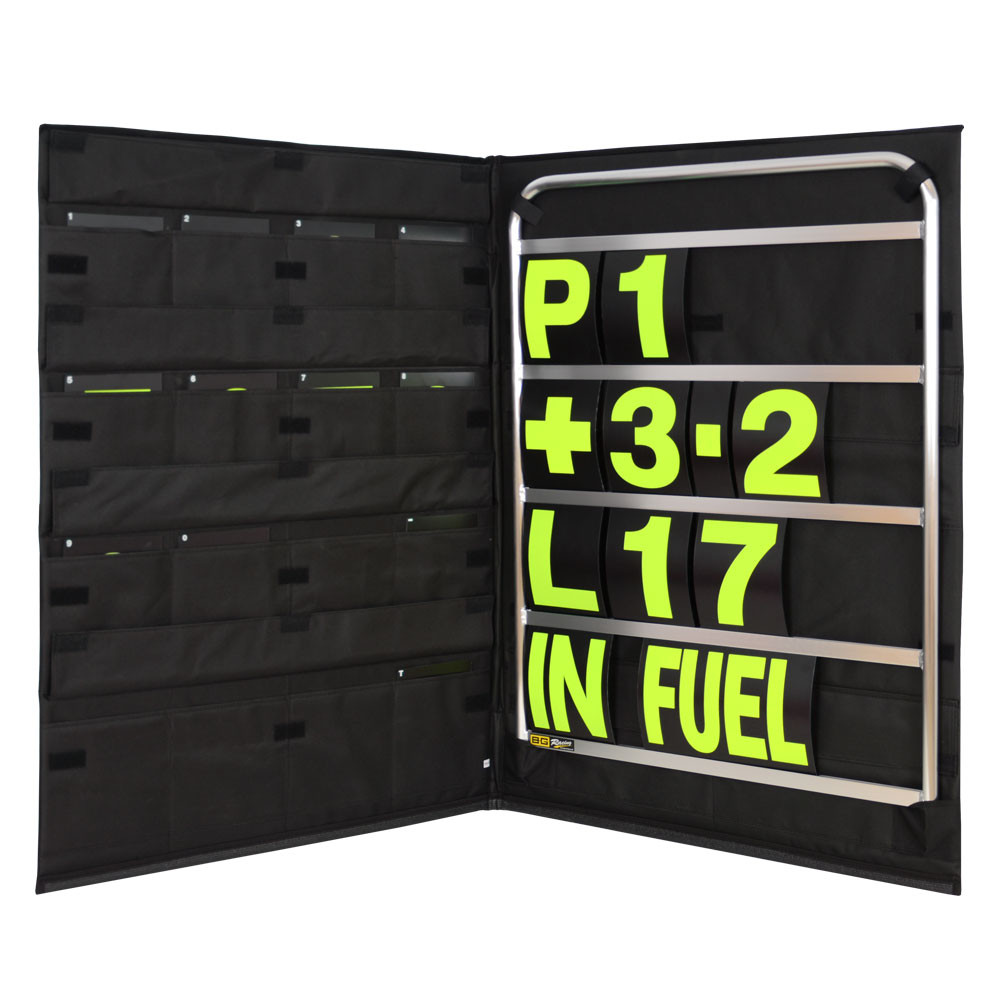 Kit panneautage alu avec chiffres jaunes et sac de rangement - BG-R260Y - BGR260Y - 5060252091725