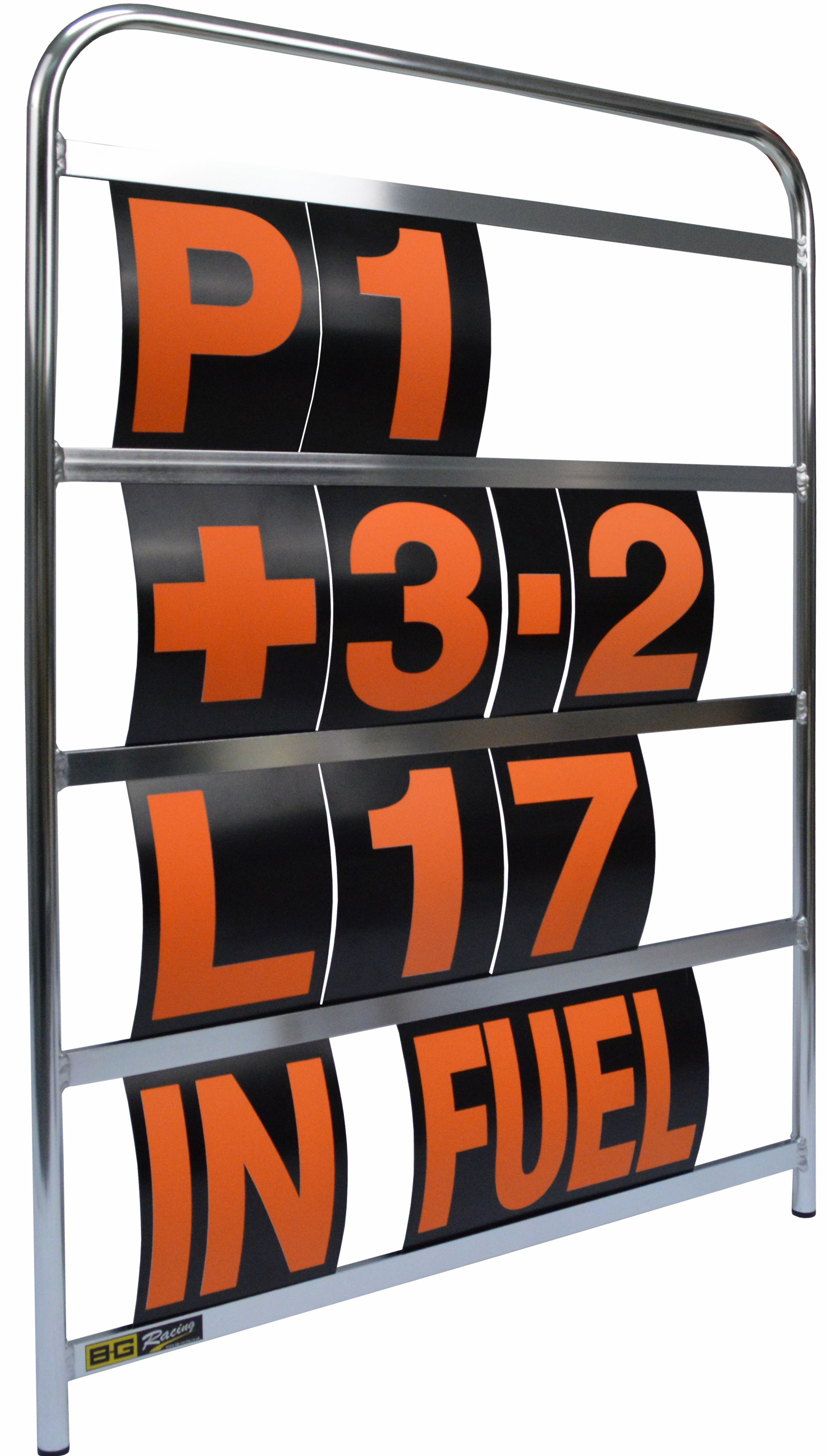 BG RACING Standard anodised Aluminium Pit Board - BG-R261 - BGR261 - 5060252091732