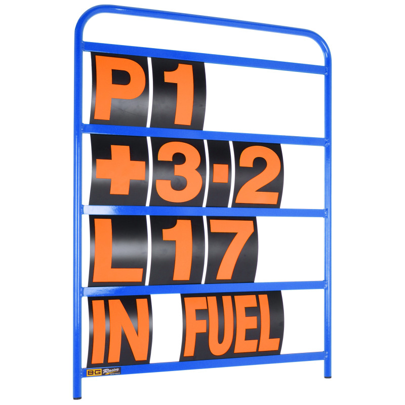Cadru de signalizare din aluminiu T6 albastru, 830 x 630 mm, 4 rânduri, ușor și personalizabil - GT2i - BG-R261BLU - BGR261BLU - 5060252091756