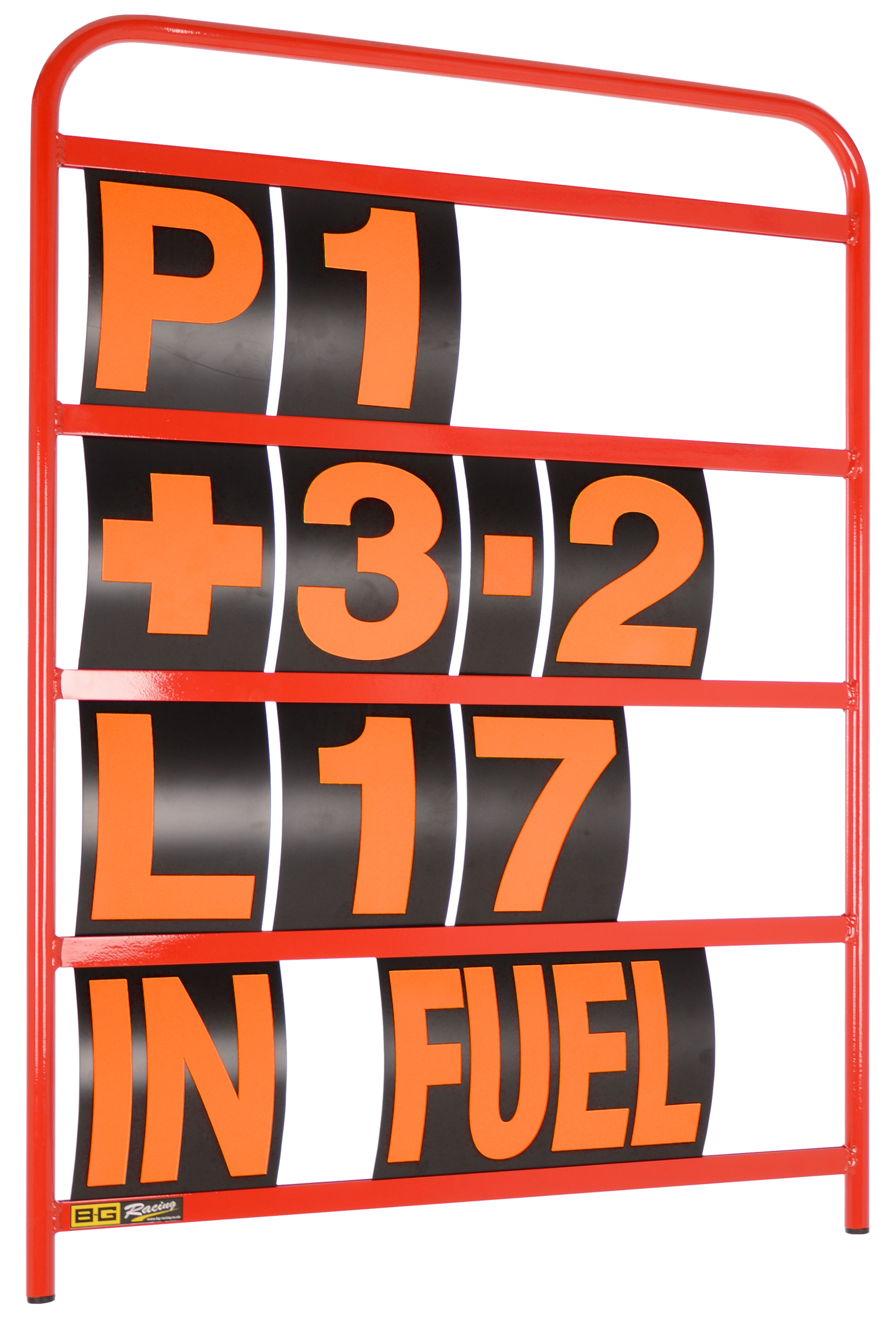 Cadru de signalizare din aluminiu T6 roșu, 830 x 630 mm, 4 rânduri - GT2i - BG-R261RED - BGR261RED - 5060252091763