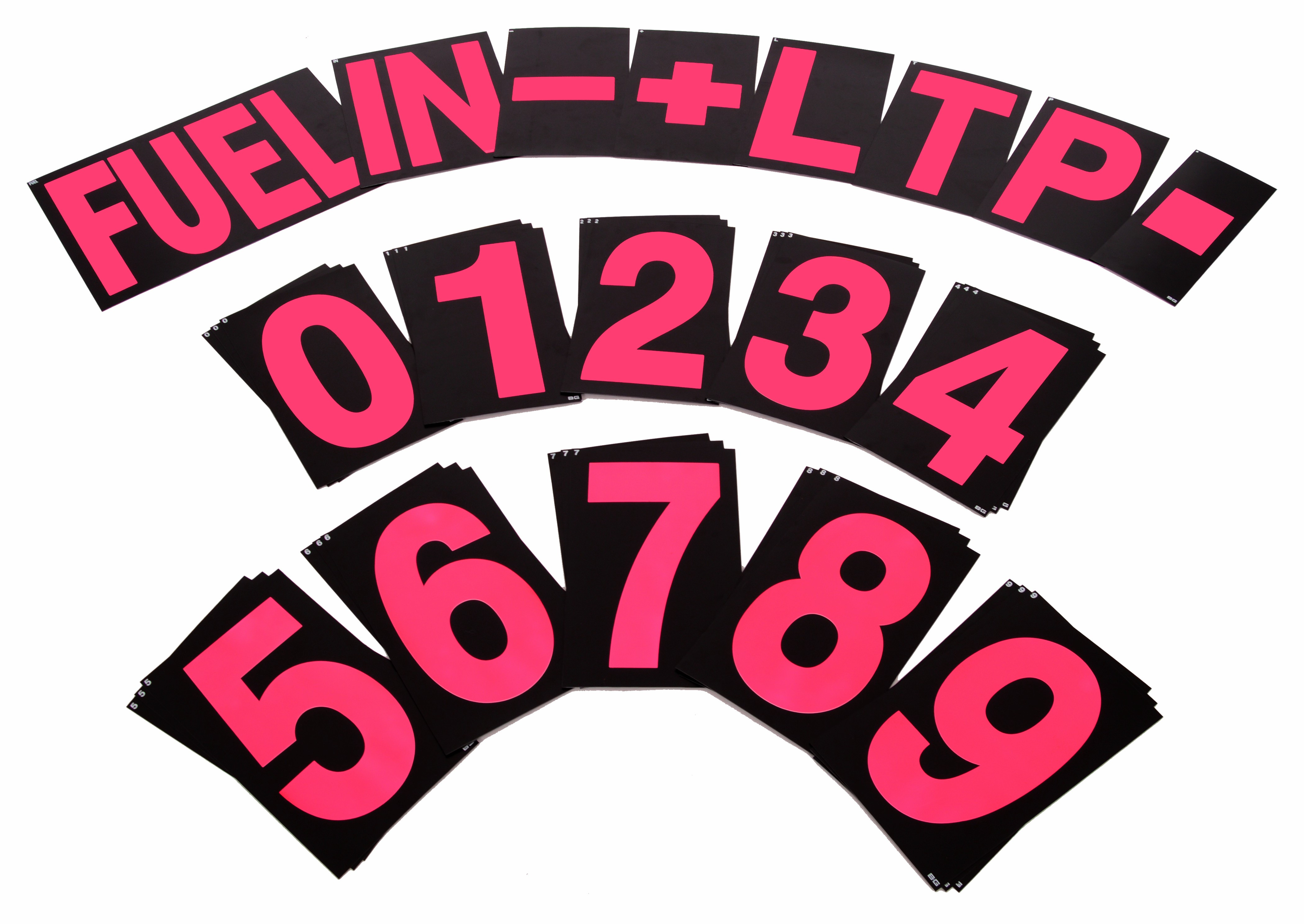 Kit chiffres rose haute visibilit? pour panneautage sport auto - GT2i - BG-R262P - BGR262P - 5060252091787