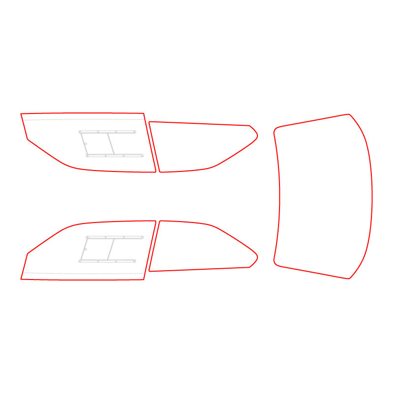 MAKROLON Racing Raam voor BMW E36 COUPE - RW-020050033-2T3 - 350202033-2T3