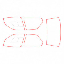 Vitrage MAKROLON Racing Window pour ALFA ROMEO 155