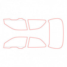 Vitrage MAKROLON Racing Window pour HONDA CIVIC EK