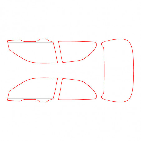 Vitrage MAKROLON Racing Window pour HONDA CIVIC EK