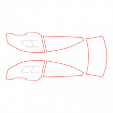 Vitrage MAKROLON Racing Window pour FORD FOCUS MK1