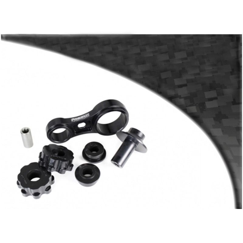 Silent bloc Powerflex zwart onderste koppelrups Ford Fiesta MK8 (1 stuk) - PF-F192222-1N - PFF19-2222BLK - 5055676544988