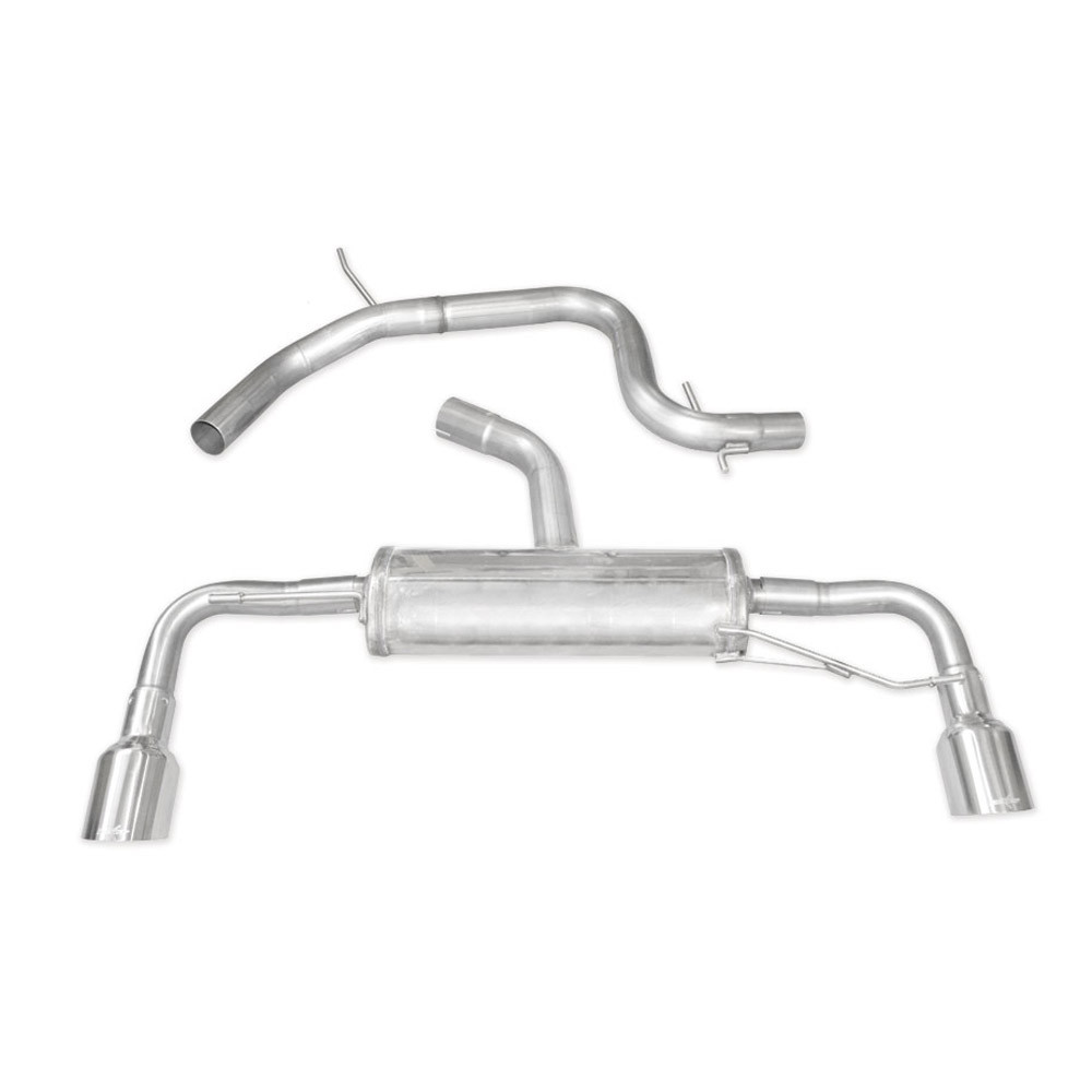 Cat Back Inoxcar Volkswagen Golf 6 GTI 2.0 TSi 210HP Avant 2009 - IC-CATBACVW2 - CATBACK.VW2 - 3661768476468
