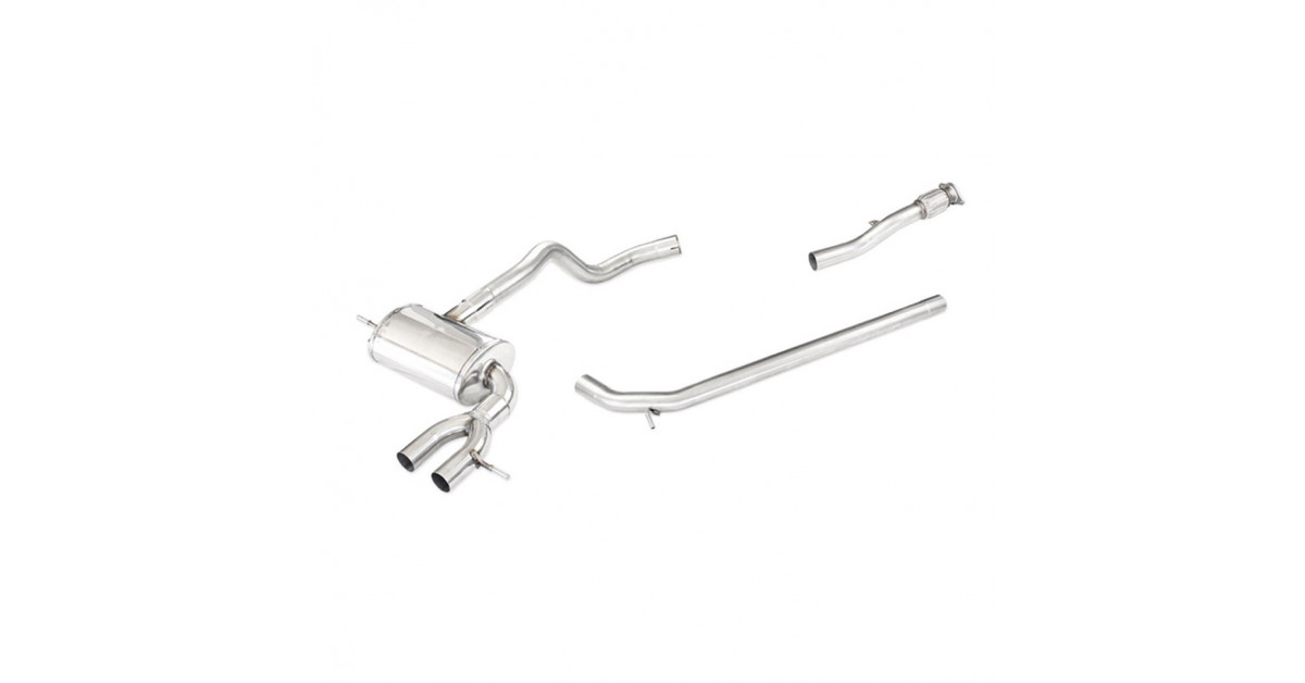 Diameter 76mm Inoxcar 2 outlets catback Renault Megane 4 RS 1.8turbo after 2018