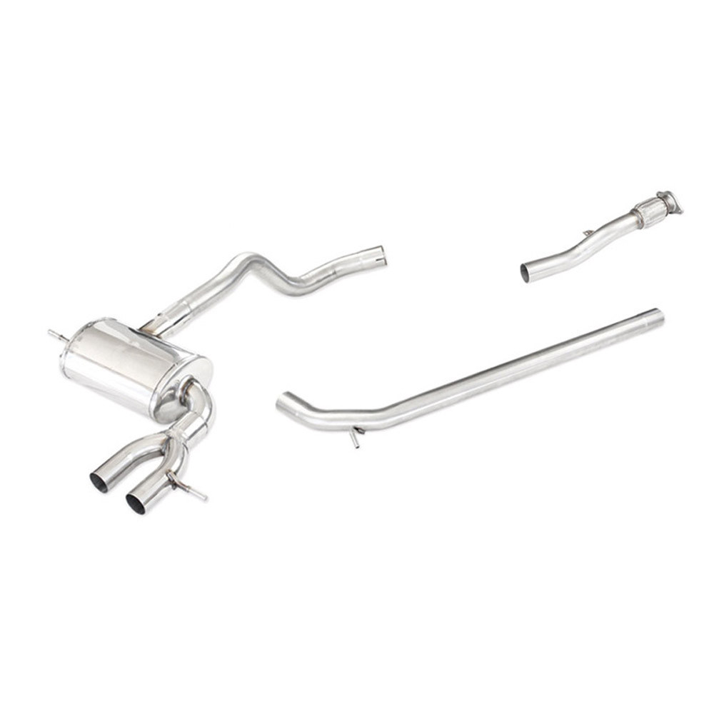 Cat Back 2 uscite Diametro 76mm Inoxcar Renault Megane 4 RS 1.8turbo dopo il 2018 - IC-CATBACK127 - CATBACK.127 - 3661768558744