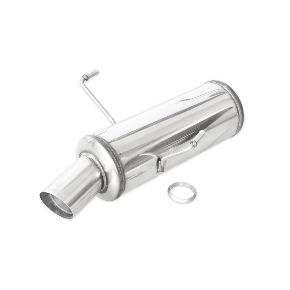 Inoxcar Stainless Rear Exhaust Peugeot 406 2.2/3.0 V6 Sedan 1x90mm Rally - IC-PE4060590RA - PE406.05.90RA - 3661768279021
