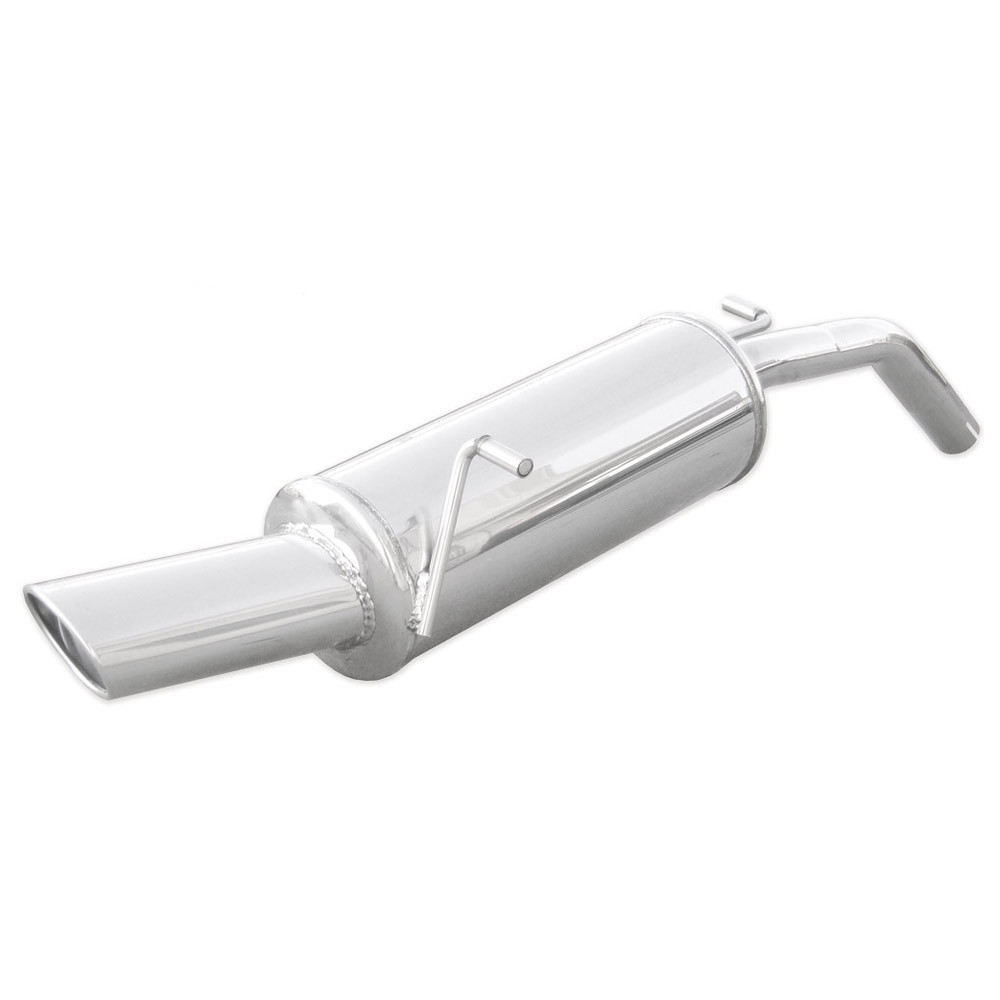 Inoxcar Stainless Rear Exhaust Peugeot 207 1.4 16v After 2006 120x80mm - IC-PE20701120 - PE207.01.120 - 3661768206805