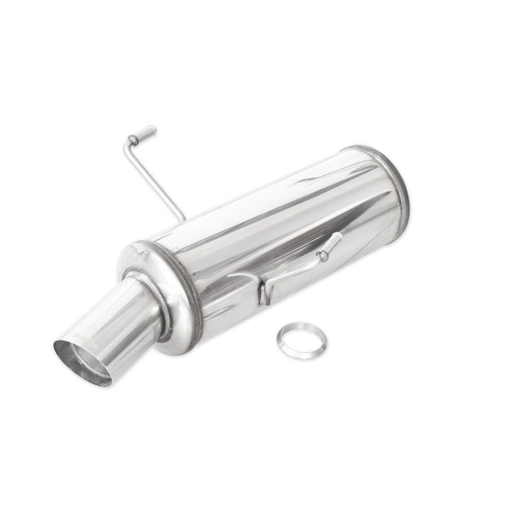 Inoxcar Stainless Rear Exhaust Peugeot 406 2.0 Coupé After 1997 1x90mm Rally - IC-PE4060490RA - PE406.04.90RA - 3661768207246