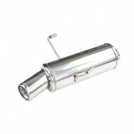 Terminal Echappement Inox Inoxcar Peugeot 406 2.0 Coupé Après 1997 1x102mm