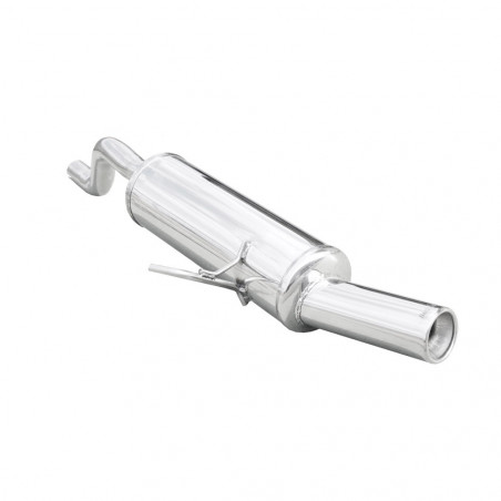 Terminal Echappement Inox Inoxcar Renault Clio II 1.6 16v 1x80mm