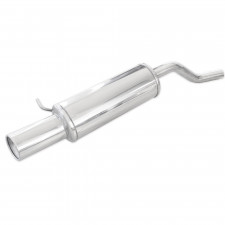 Inoxcar Stainless Rear Exhaust Renault Twingo II 1.2 GT Turbo 1x102mm