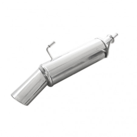 Terminal Echappement Inox Inoxcar Peugeot 206 2.0 HDi Après 2000 120x80mm