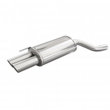 Terminal Echappement Inox Inoxcar BMW 320D E46 2x80mm Racing