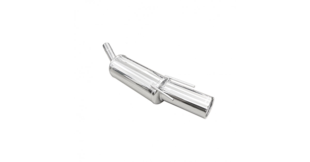 Inoxcar Stainless Rear Exhaust Opel Tigra 1.6 16v 1994-1997 1x102mm