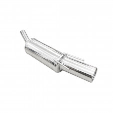 Inoxcar Stainless Rear Exhaust Opel Tigra 1.6 16v 1994-1997 1x102mm