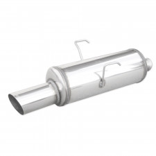 Inoxcar Stainless Rear Exhaust Peugeot 106 1.1 After 1996 1x90mm Rally