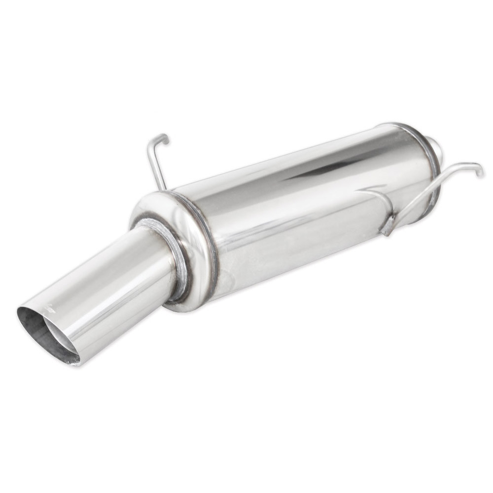Inoxcar Stainless Rear Exhaust Peugeot 206 1.1 Before 2000 1x90mm Rally - IC-PE2060190RA - PE206.01.90RA - 3661768206379