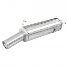 Terminal Echappement Inox Inoxcar Peugeot 206 1.6 Avant 2002 1x80mm