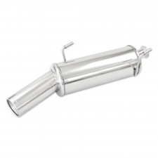 Terminale Scarico Inox Inoxcar Peugeot 206 1.6 16v Dopo 2001 1x102mm