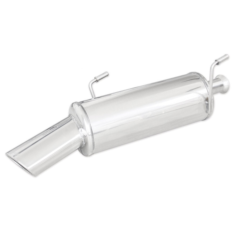 Terminale Scarico Inox Inoxcar Peugeot 206 1.6 16v Dopo 2001 120x80mm - IC-PE20606120 - PE206.06.120 - 3661768206478