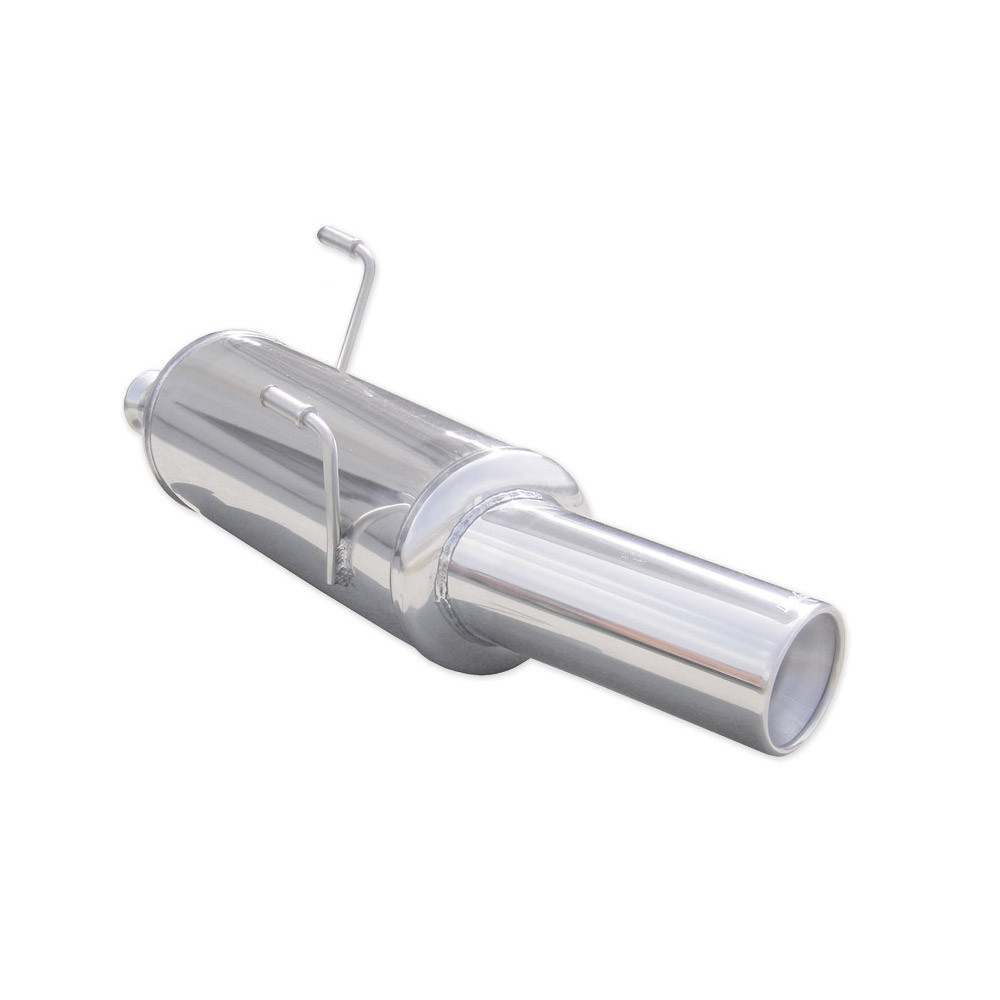 Terminal Echappement Inox Inoxcar Peugeot 206 CC 1.6 16v Après 2000 1x102mm - IC-PE20609102 - PE206.09.102 - 3661768206584