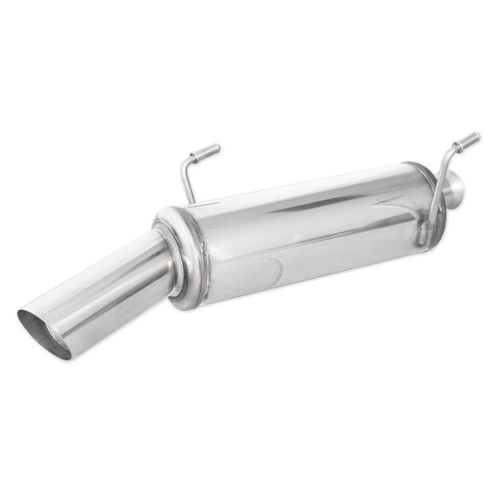 Terminal Echappement Inox Inoxcar Peugeot 206 1.4 HDi 1x90mm Rally - IC-PE2061290RA - PE206.12.90RA - 3661768206669