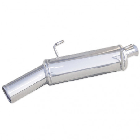 Terminal Echappement Inox Inoxcar Peugeot 206 1.4 HDi 1x102mm