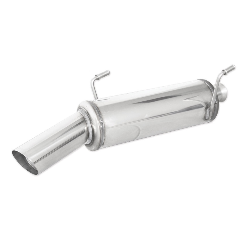 Inoxcar Stainless Rear Exhaust Peugeot 206 2.0 HDi After 2000 1x90mm Rally - IC-PE2061490RA - PE206.14.90RA - 3661768206737