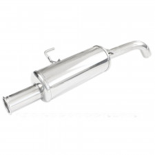 Inoxcar Stainless Rear Exhaust Renault Clio RS Phase 1 After 2000 76mm Retro