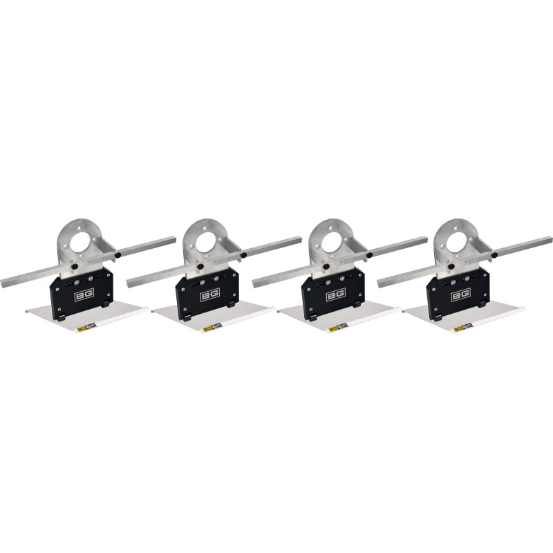 Set stelwielen met te boren blinde plaat 4 stuks - BG-R9000 - BGR9000 - 5060252096614
