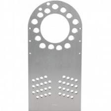 Plaque aluminium pour roue de réglages avec perçages 5x114,3 5x120 et 5x130 et alésage central 88,9mm par 4