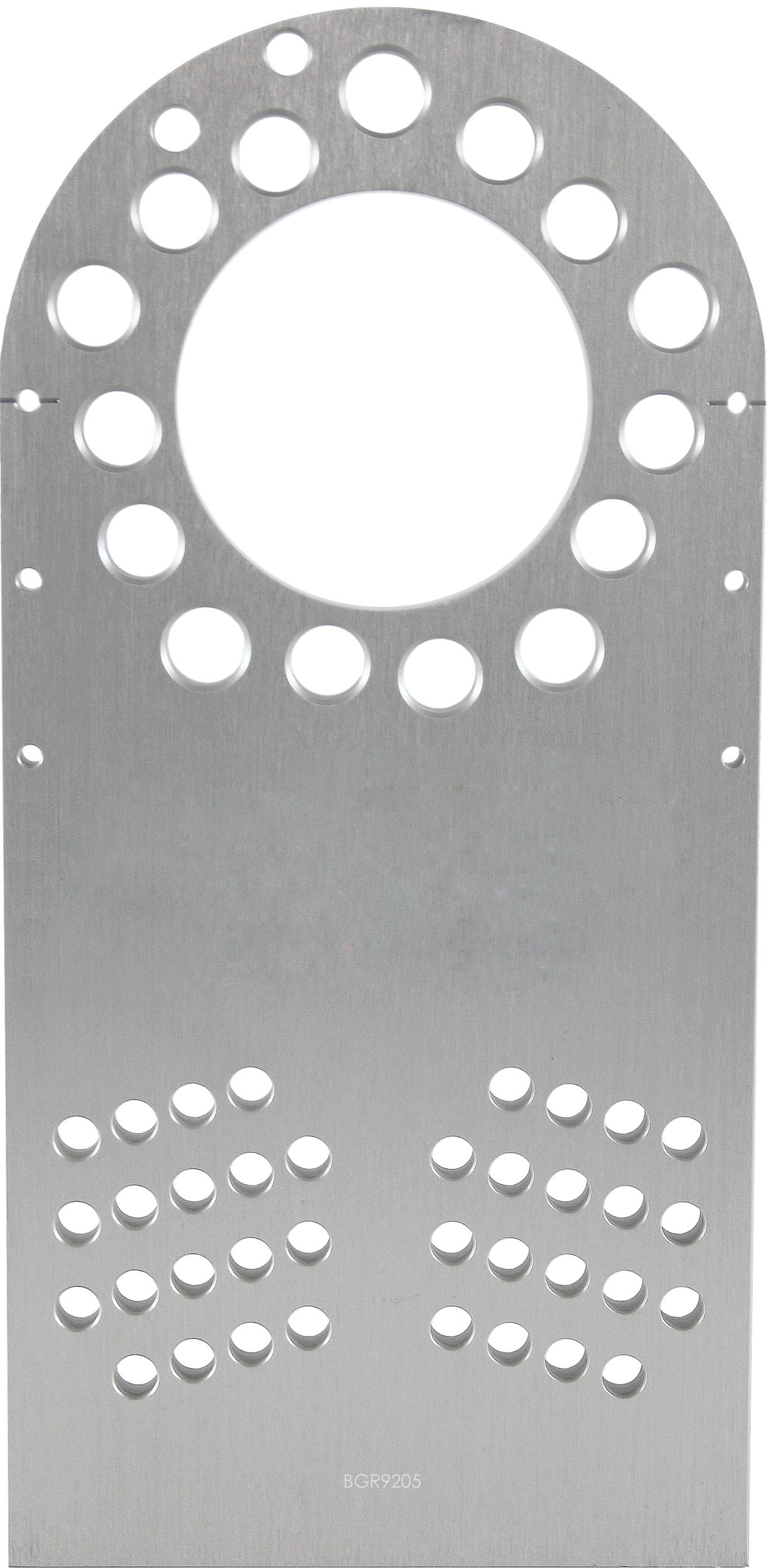 Piastra alluminio per ruote di regolazione con fori 5x114,3 5x120 e 5x130 e alesaggio centrale 88,9mm (4 pezzi) - BG-R9205 - BGR9205 - 5060252096737